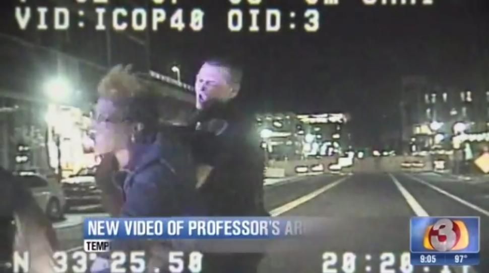 ASU Police Officer Caught On Camera Violently Arresting Professor ...